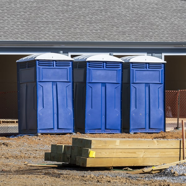 how do you dispose of waste after the porta potties have been emptied in Porcupine